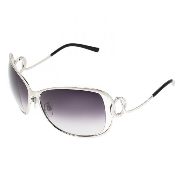 Pre Owned Bvlgari Silver BV 6026 102/8G Sunglasses