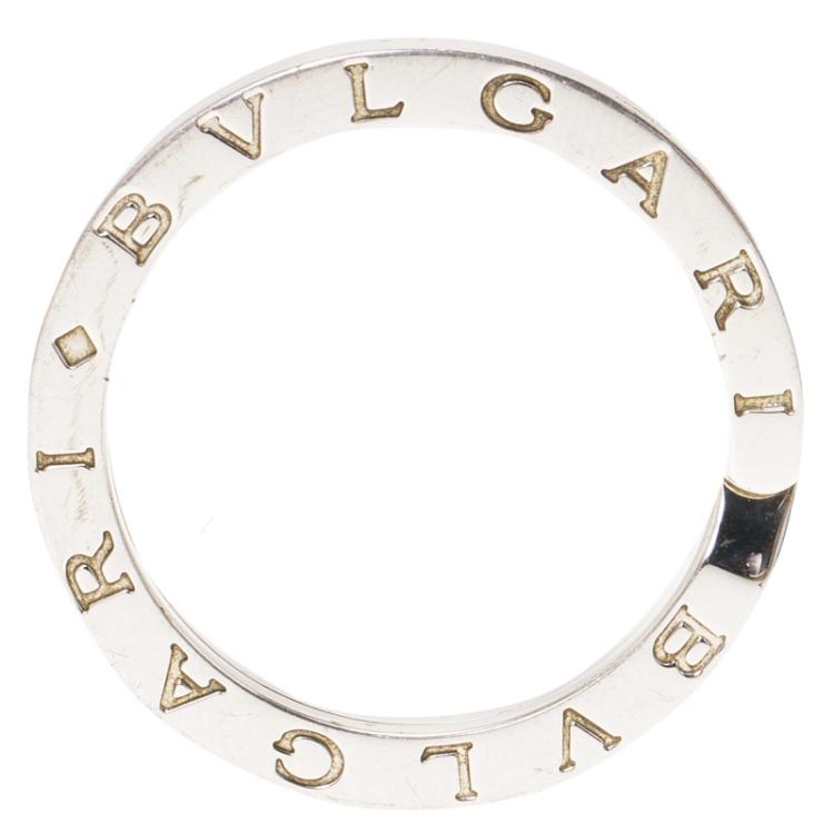 Pre Owned Bvlgari Sterling Silver Keyring