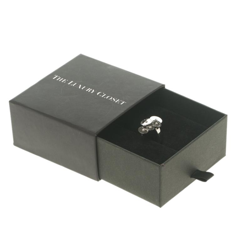 Pre Owned Bvlgari Cicladi White Gold Cocktail Ring Size 54.5