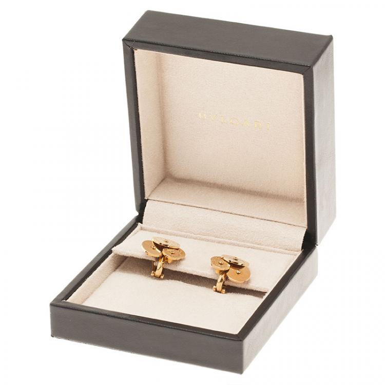 Pre Owned Bvlgari Cicladi Yellow Gold Clip Earrings
