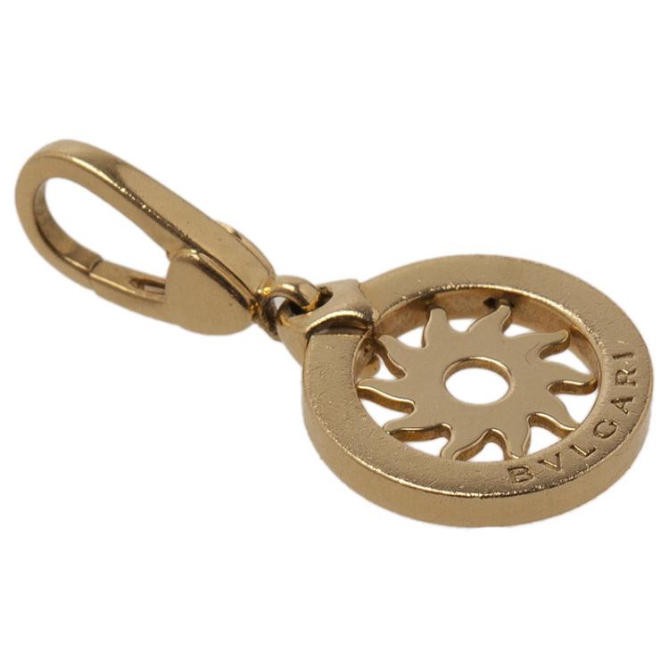 Pre Owned Bvlgari Tondo Sun Yellow Gold Charm