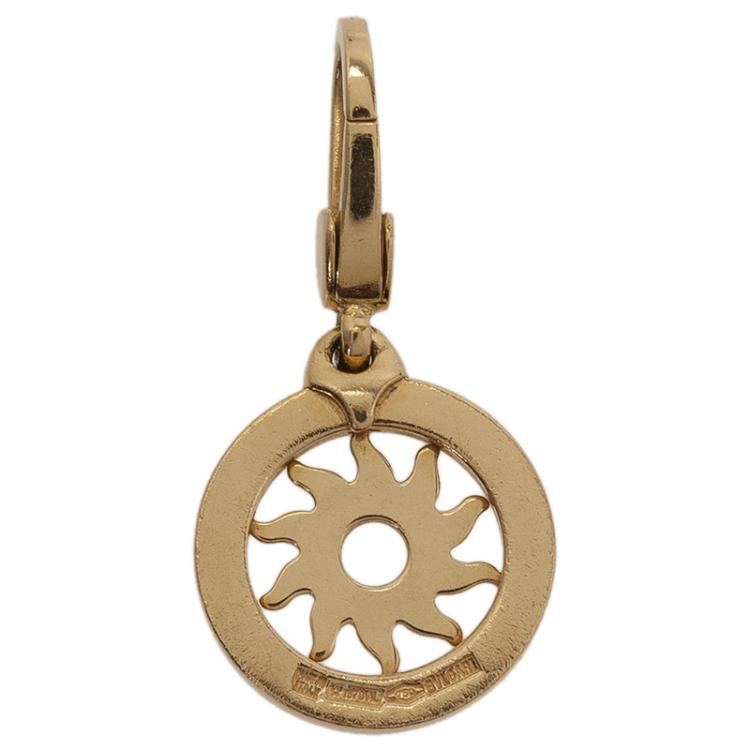 Pre Owned Bvlgari Tondo Sun Yellow Gold Charm