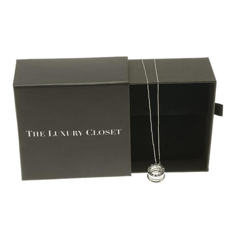 Pre Owned Bulgari B.Zero1 White Gold Pendant