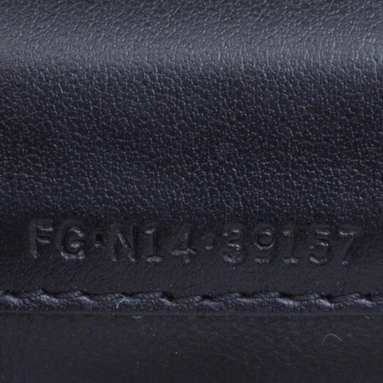 Pre Owned Bvlgari Black Leather Forever Crossbody Bag