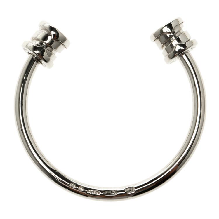 Pre Owned Bvlgari B.Zero1 Silver Key Ring