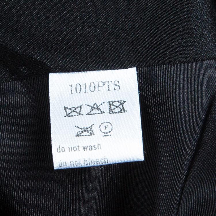 مملوكة مسبقًا Carolina Herrera Black Cropped Jacket S