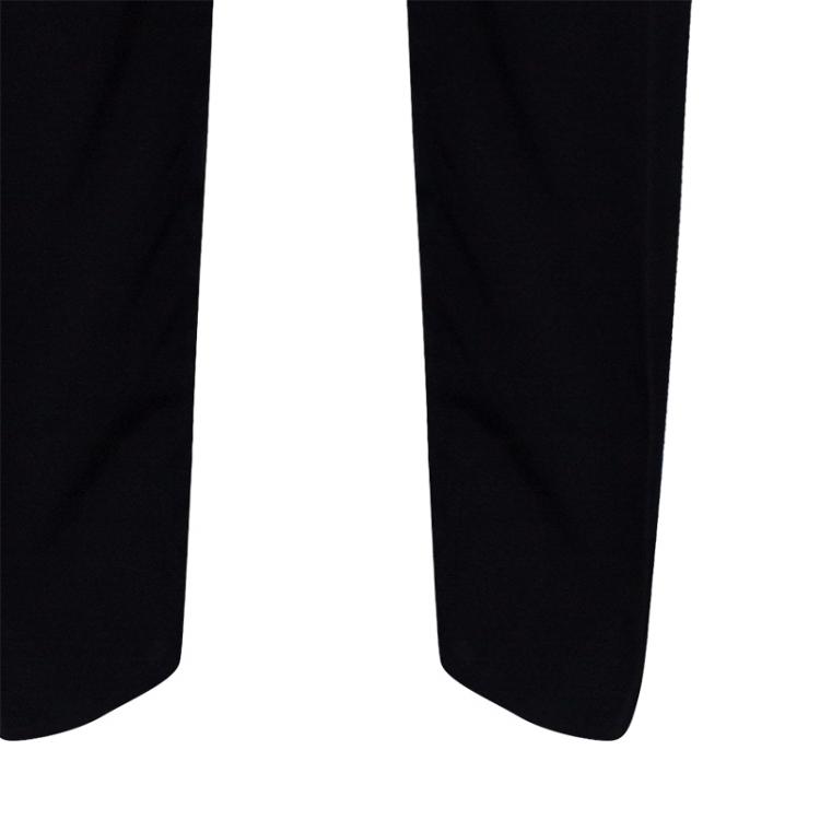 مملوكة مسبقًا Carolina Herrera Black Silk Pant Suit M