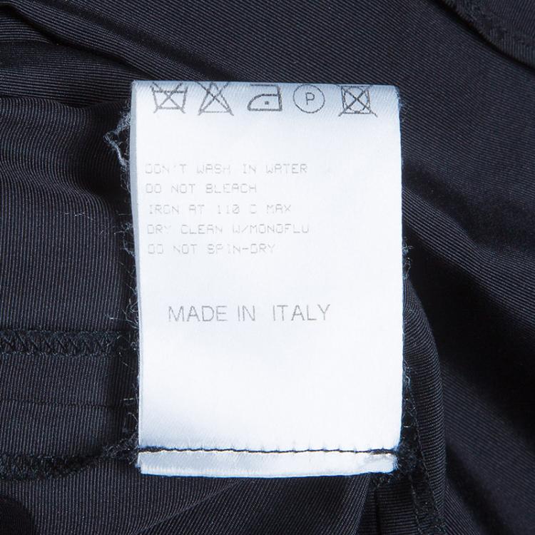 مملوكة مسبقًا Carolina Herrera Black Silk Pant Suit M