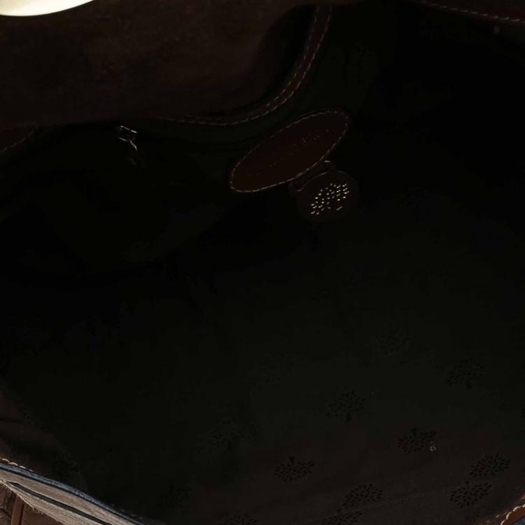 Pre Owned Mulberry Brown Leather Alexa Shoulder Bag