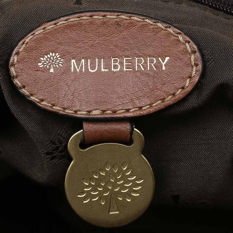 Pre Owned Mulberry Brown Leather Alexa Shoulder Bag