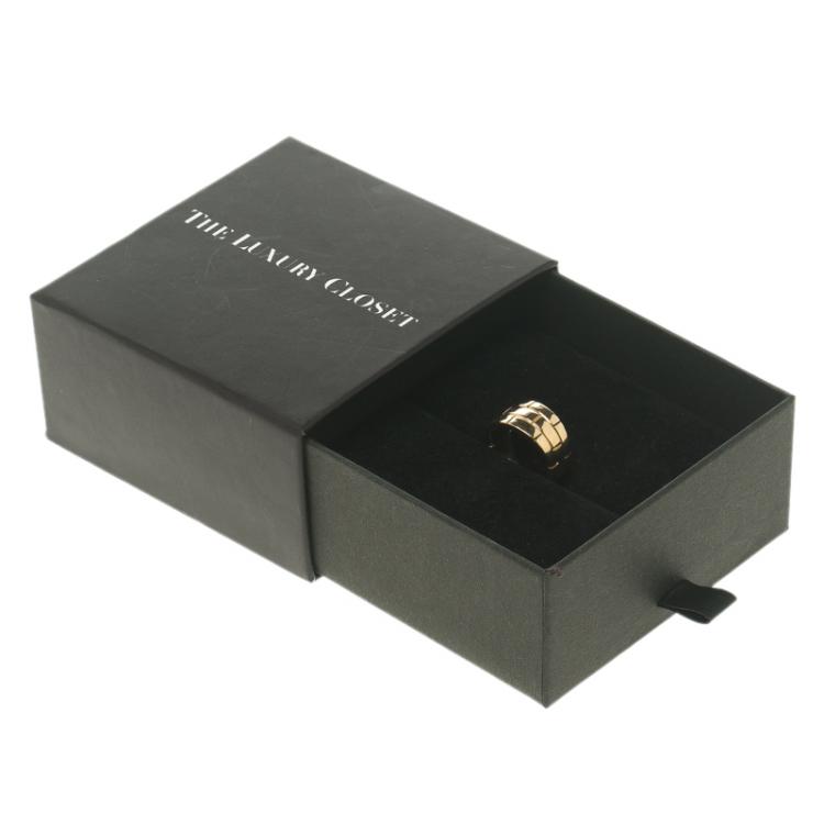 Pre Owned Cartier Maillon Panthere Vintage Yellow Gold Band Ring