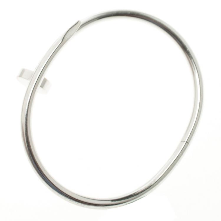 Pre Owned Cartier Juste Un Clou 18k White Gold Bracelet 17cm