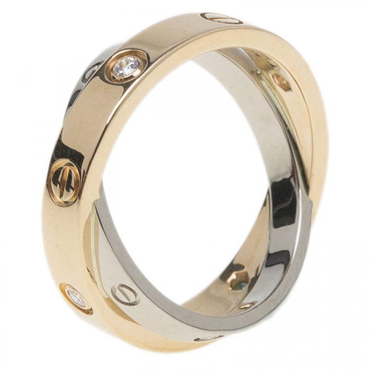 cartier love double ring