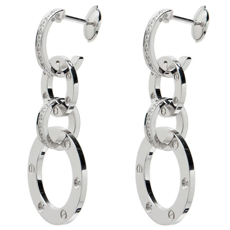 cartier dangling earrings