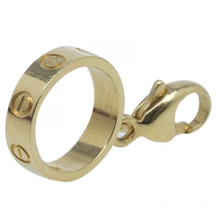 Pre Owned Cartier Love Yellow Gold Charm