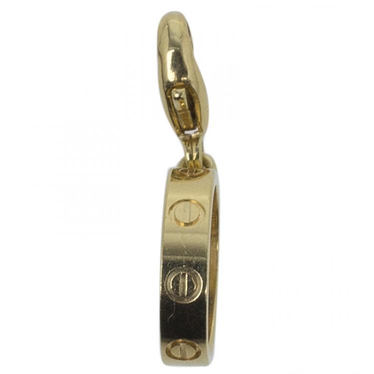 Pre Owned Cartier Love Yellow Gold Charm