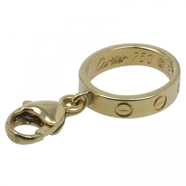 Pre Owned Cartier Love Yellow Gold Charm