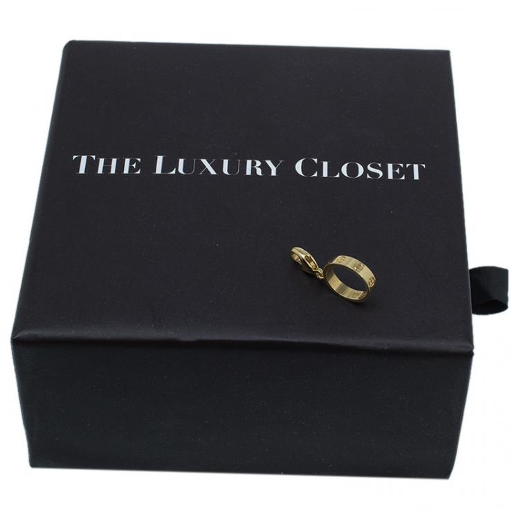 Pre Owned Cartier Love Yellow Gold Charm