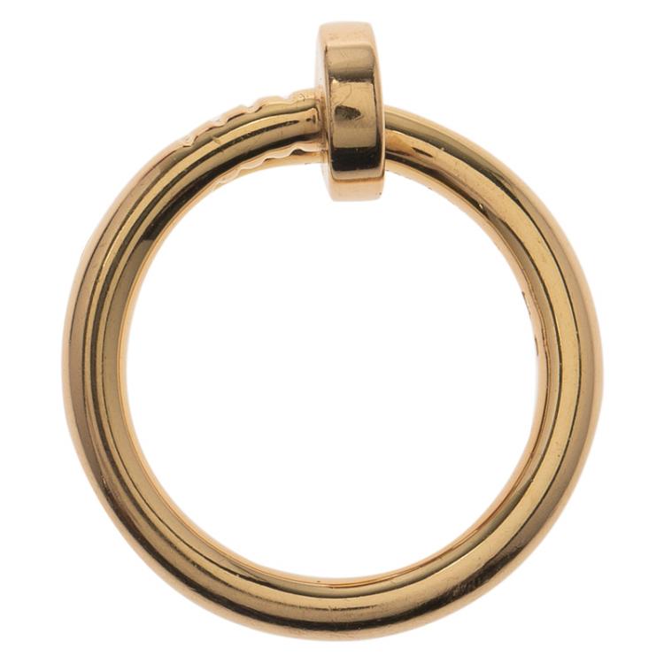 مملوكة مسبقًا Cartier Juste Un Clou Rose Gold Ring Size 53