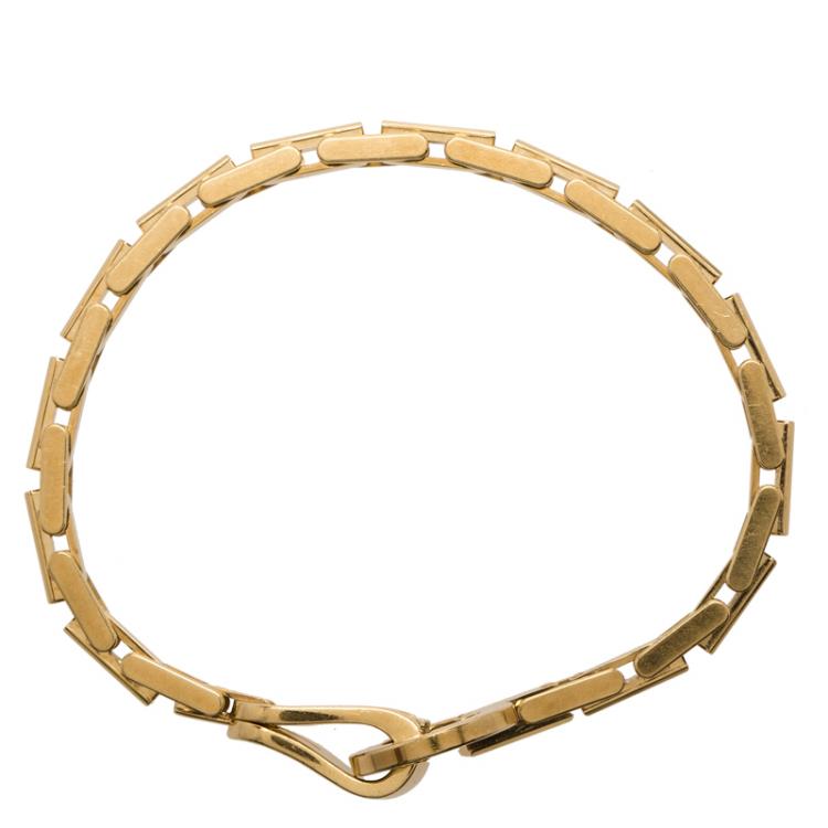 Pre Owned Cartier Agrafe Yellow Gold Bracelet