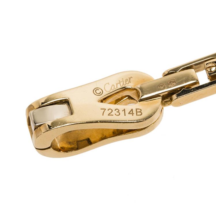 Pre Owned Cartier Agrafe Yellow Gold Bracelet
