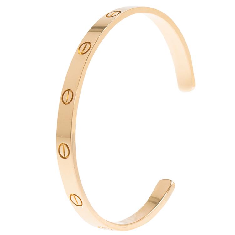 cartier gold cuff bracelet