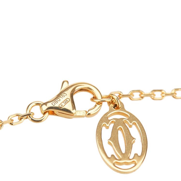 Pre Owned Cartier Diamants Légers De Cartier Diamond Rose Gold Bracelet