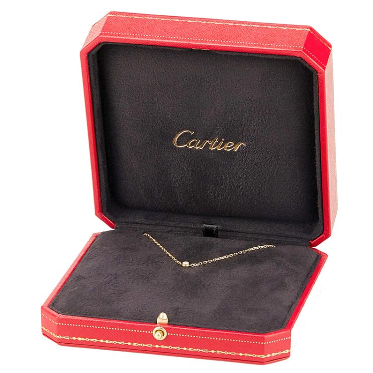Pre Owned Cartier Diamants Légers De Cartier Diamond Rose Gold Bracelet