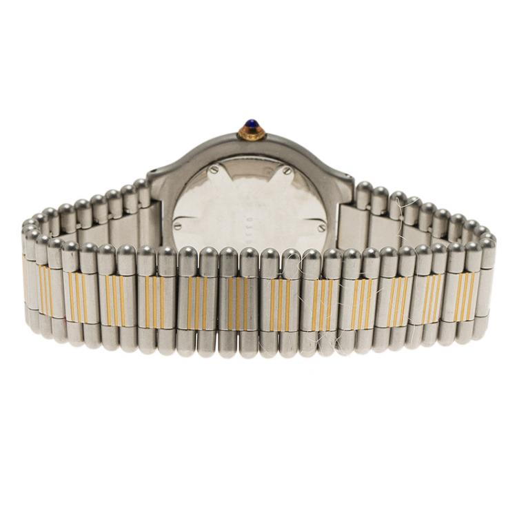 مملوكة مسبقًا Cartier Ivory Stainless Steel Must 21 Women's Wristwatch 30MM