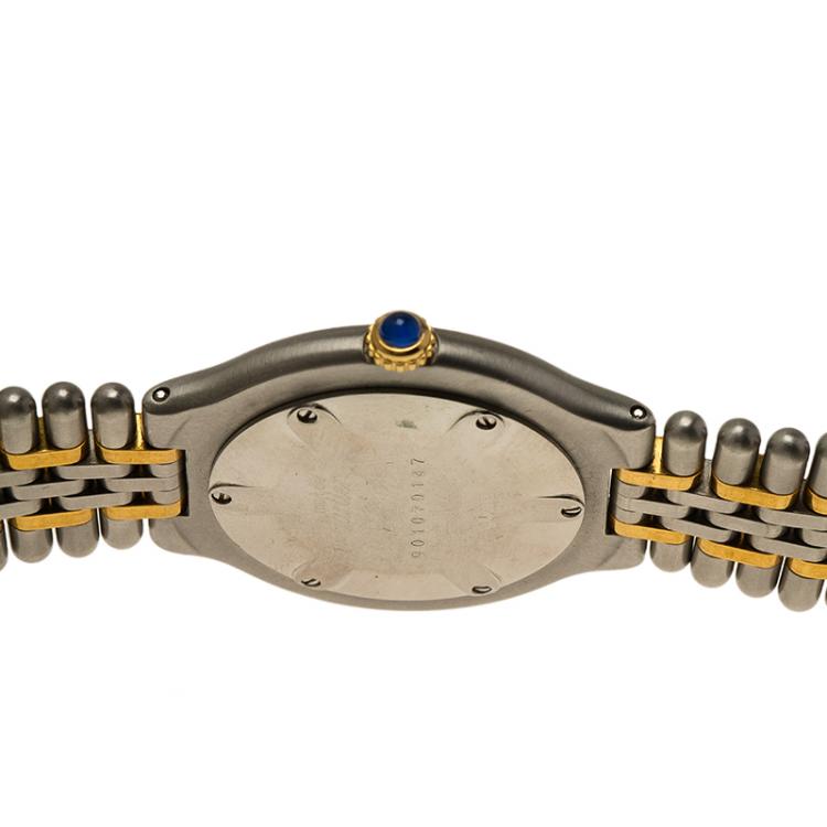 Pre Owned Cartier Ivory Stainless Steel Must 21 Women's Wristwatch 31MM