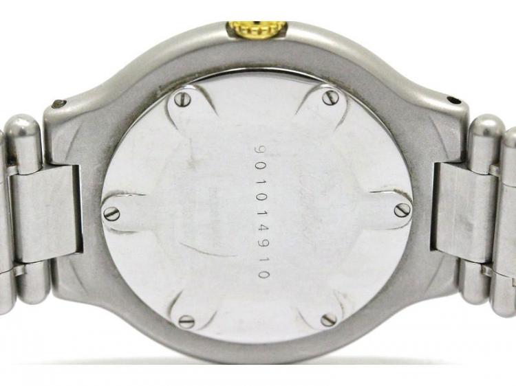 Pre Owned Cartier White Stainless Steel Must 21 Women's Wristwatch 31MM