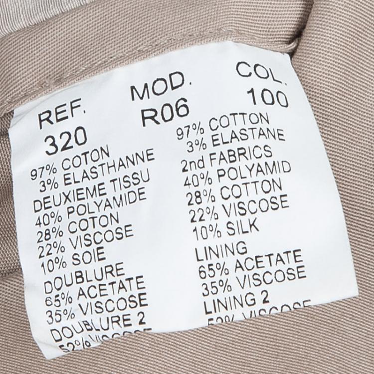 Pre Owned Carven Beige Sleeveless Dress M