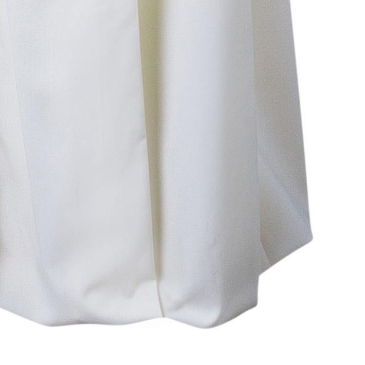 Pre Owned Malandrino White Culotte Pants M