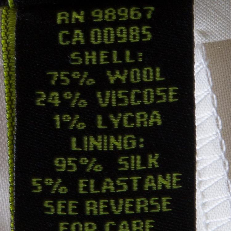 Pre Owned Malandrino White Culotte Pants M