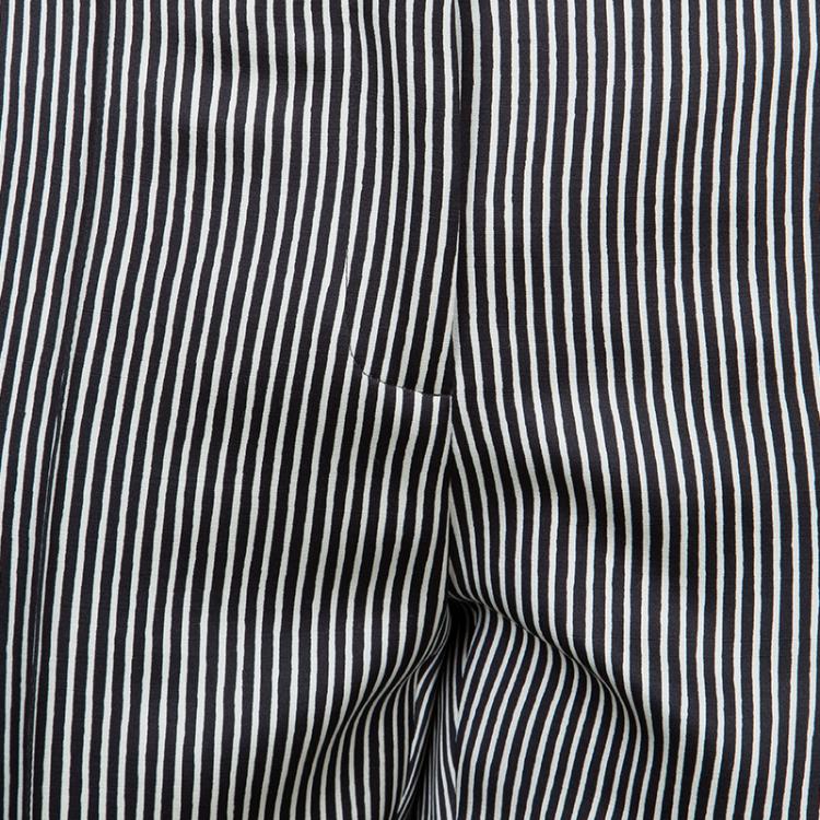 Pre Owned Celine Monochrome Striped Trousers S