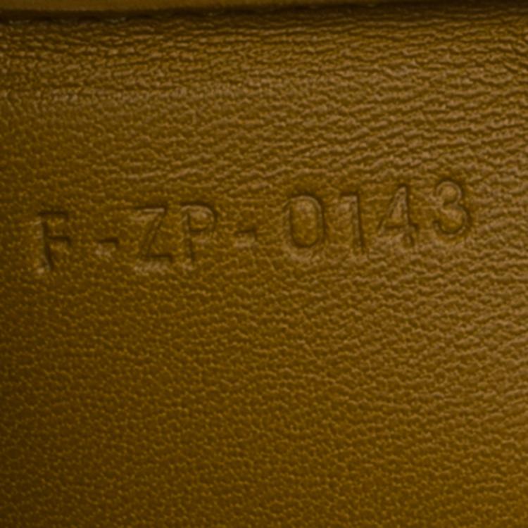 Pre Owned Celine Bi Color Leather Solo Clutch