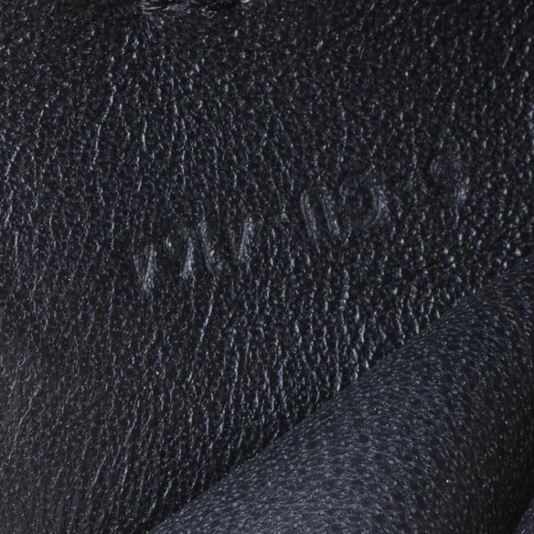 Pre Owned Celine Tri Color Leather Medium Pocket Chain Clutch