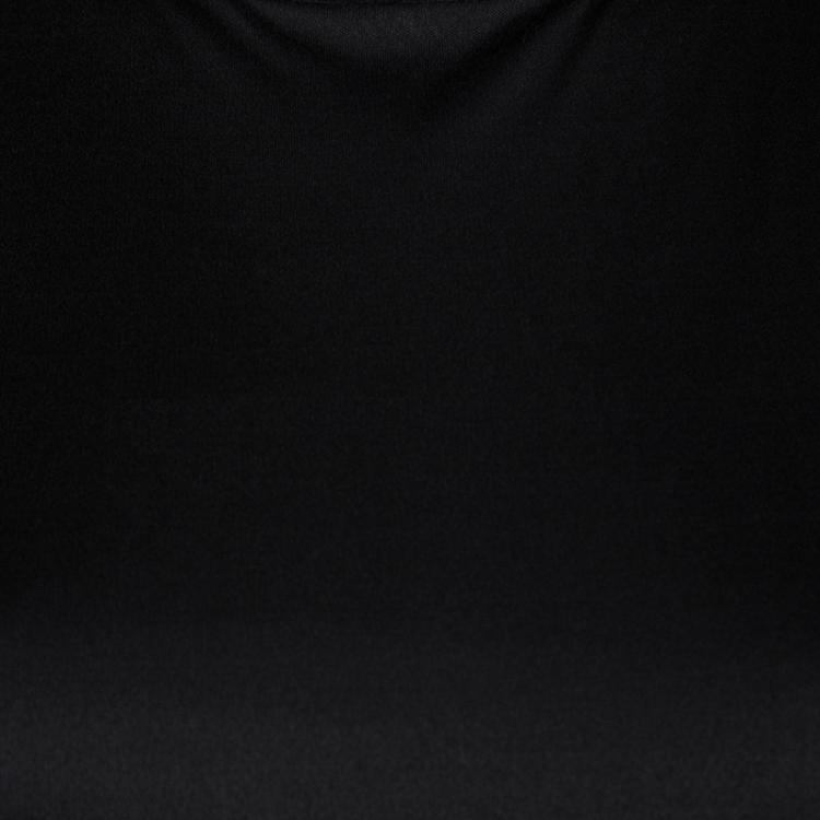 Pre Owned Celine Black Slit Back Detail Long Sleeve Dress L