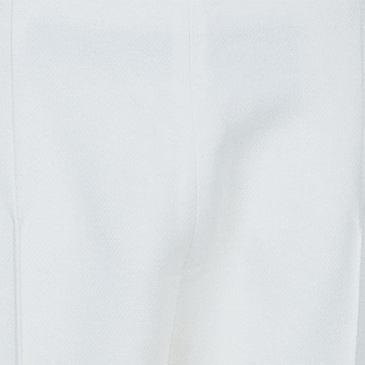 مملوكة مسبقًا Celine Off-White Wool Trousers L