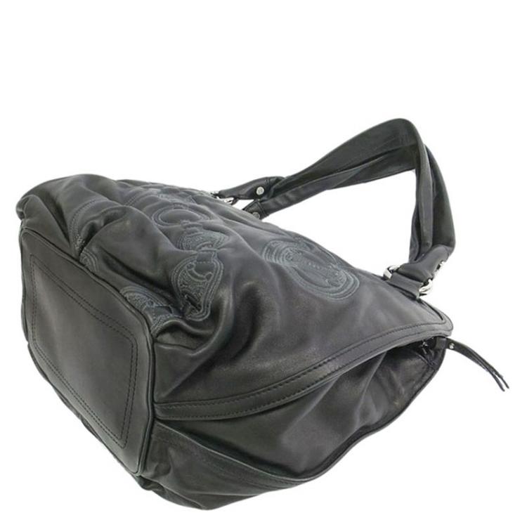 Pre Owned Celine Black Leather Bittersweet Shoulder Bag