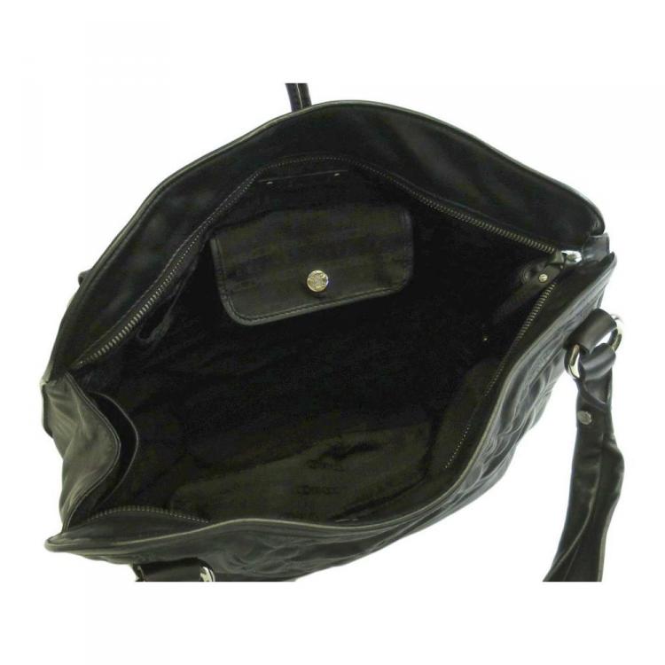 Pre Owned Celine Black Leather Bittersweet Shoulder Bag