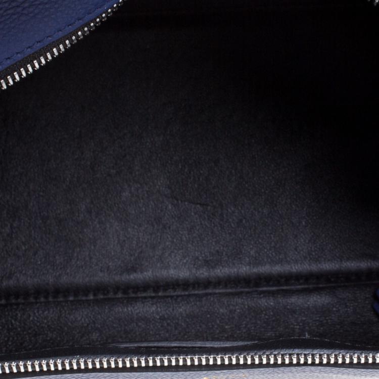 Pre Owned Céline Blue Leather Small Edge Bag