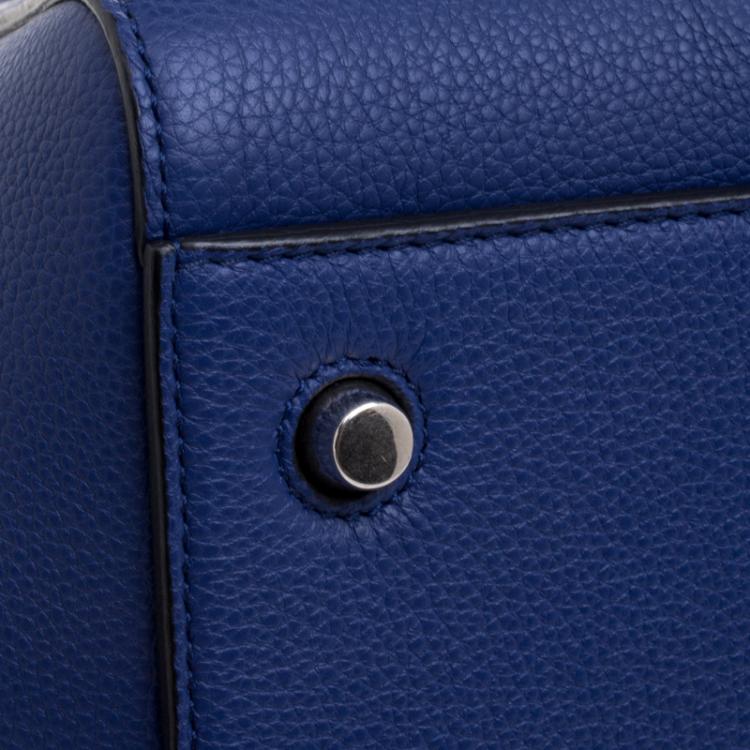 Pre Owned Céline Blue Leather Small Edge Bag