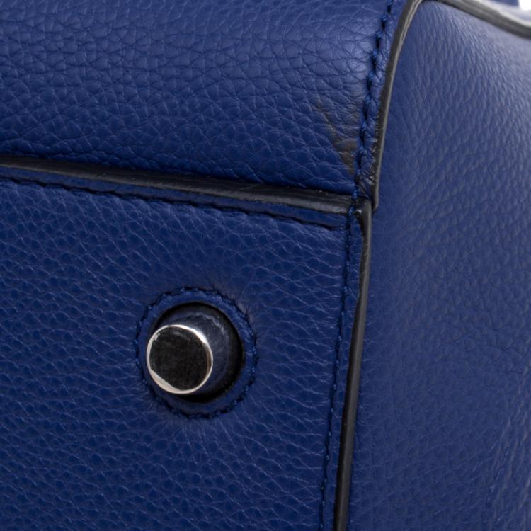 Pre Owned Céline Blue Leather Small Edge Bag
