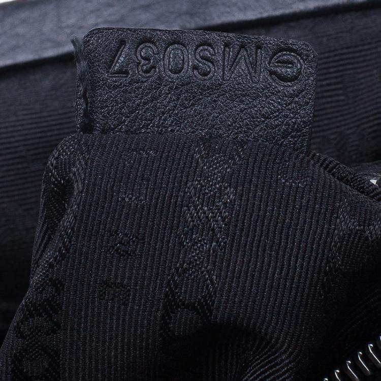 Pre Owned Celine Black Leather Framed Satchel