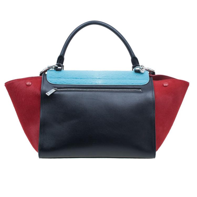 celine tricolor trapeze bag