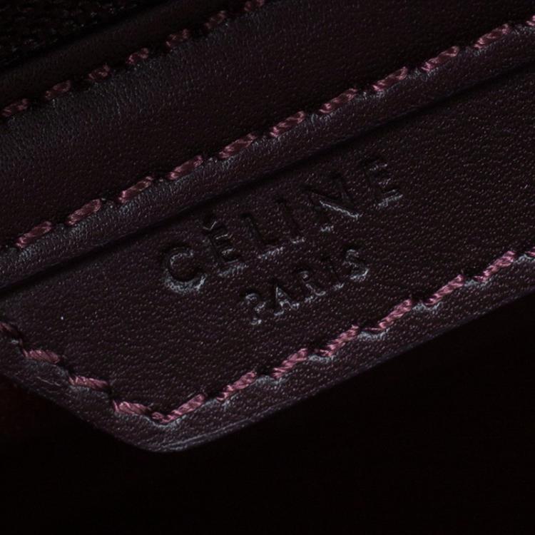 مملوكة مسبقًا Celine Tri color Leather Micro Luggage Tote