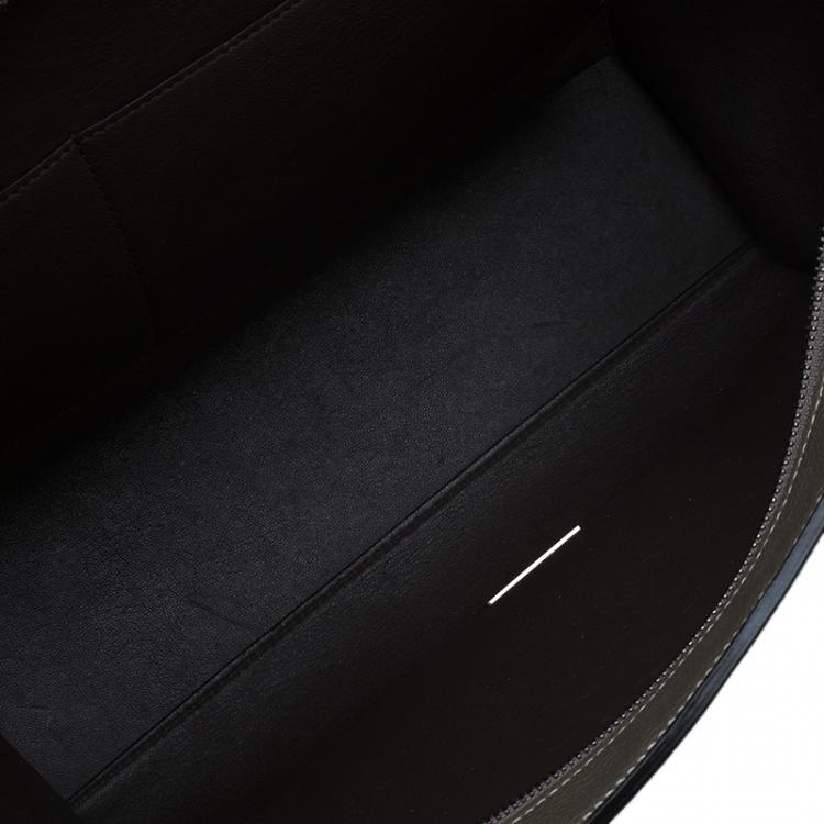 Pre Owned Celine Brown Leather Medium Trapeze Bag