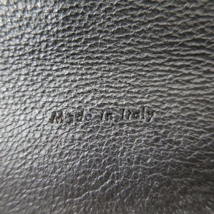 Pre Owned Celine Bordeaux Leather Oversized Zip Clutch Bag