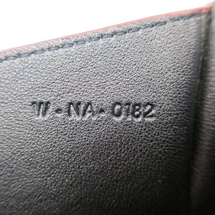 Pre Owned Celine Bordeaux Leather Oversized Zip Clutch Bag